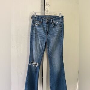 American Eagle Super Hi-Rise Flare Jeans